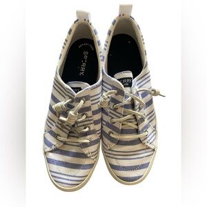 Sperry Nautical Striped Canvas Shoes